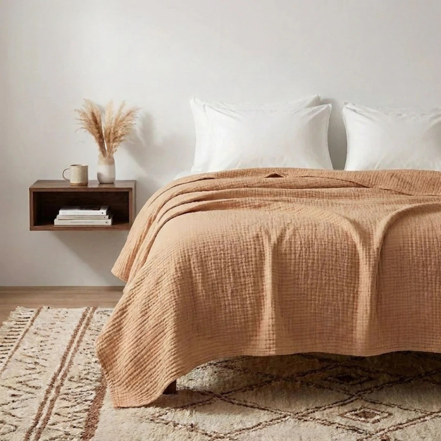 Cotton muslin blanket