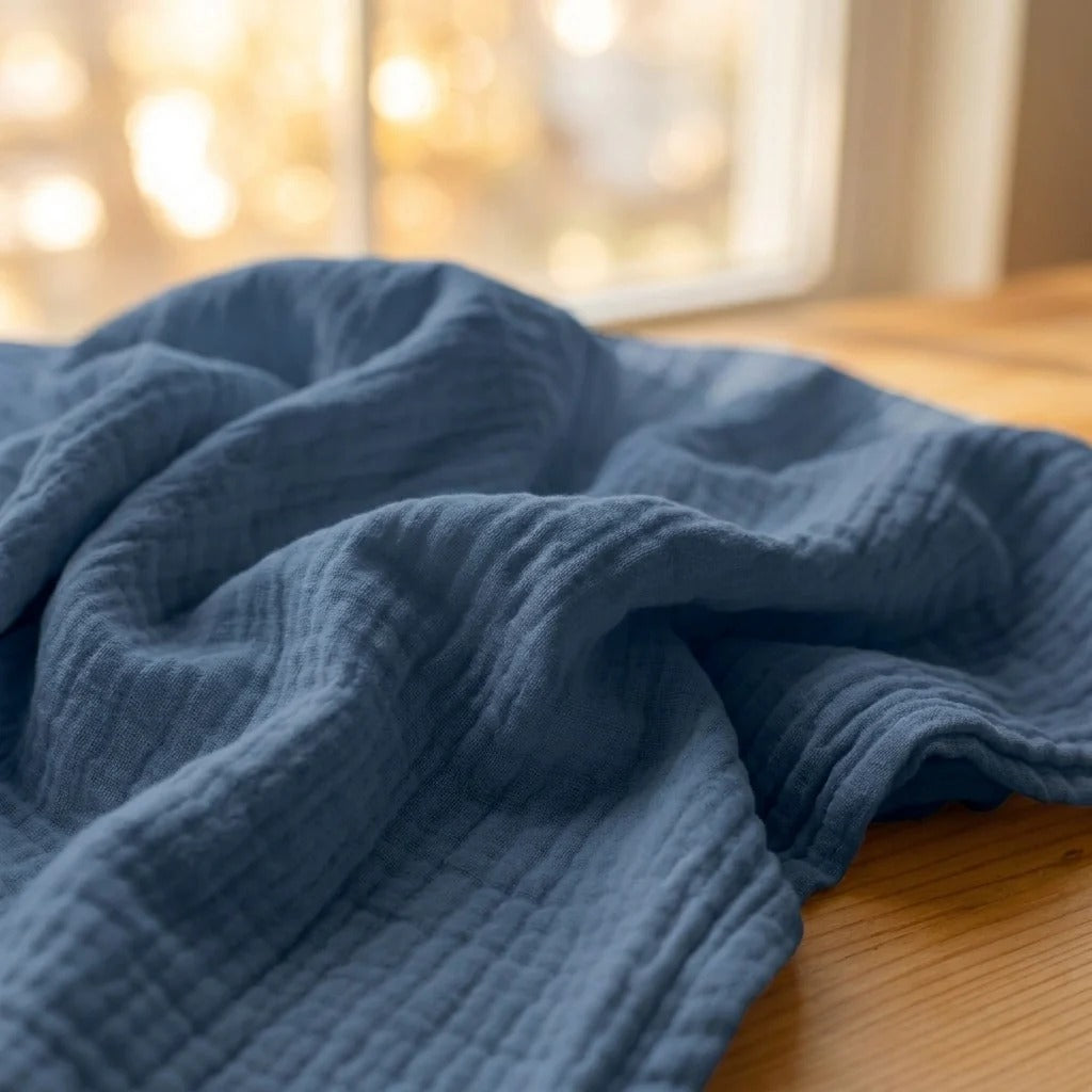 Organic Cotton Muslin Blanket