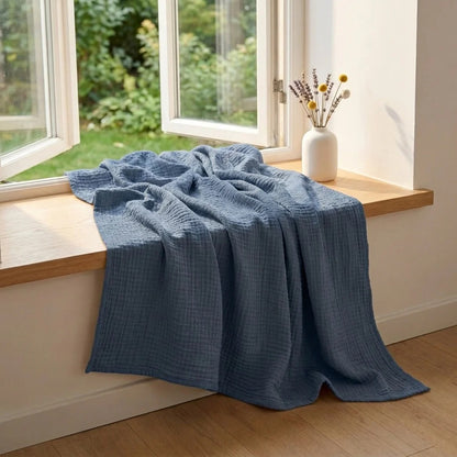 Organic Cotton Muslin Blanket