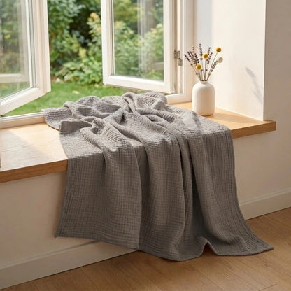 Organic Cotton Muslin Blanket