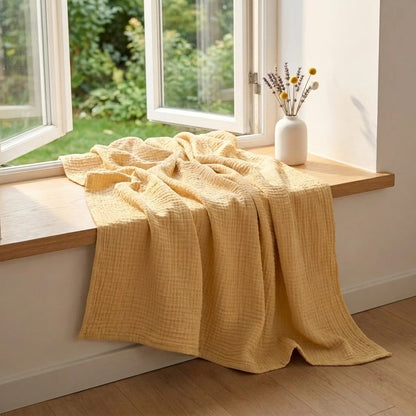 Organic Cotton Muslin Blanket
