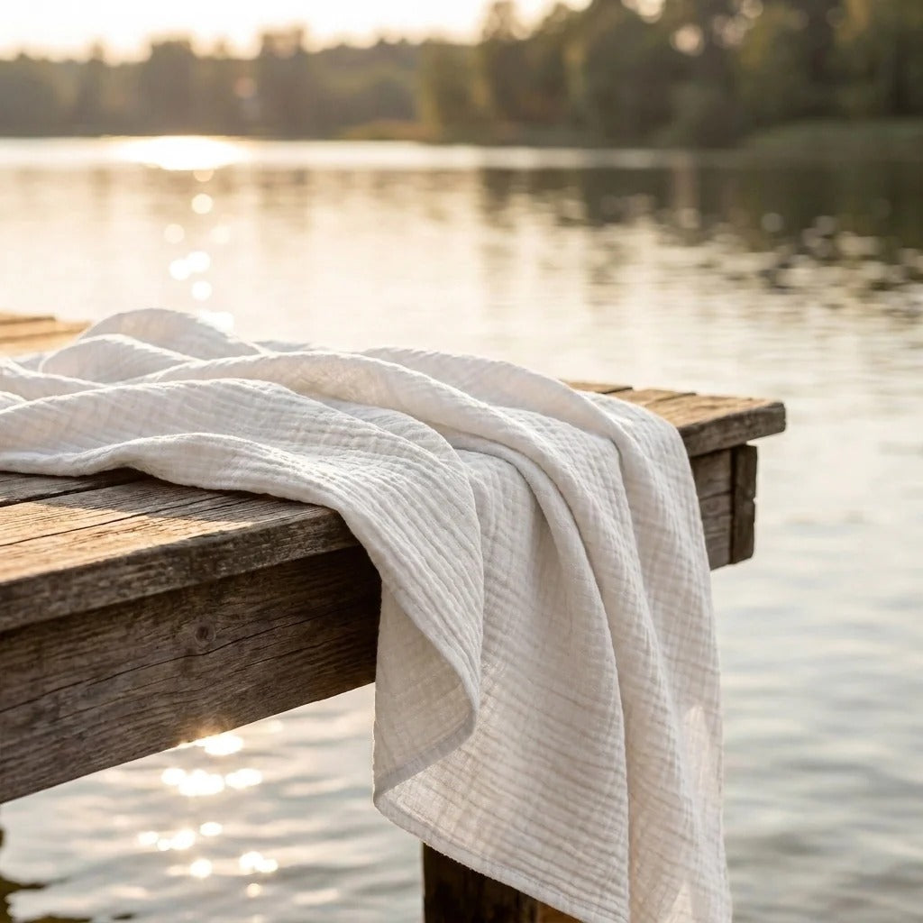 Organic Cotton Muslin Blanket