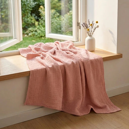 Organic Cotton Muslin Blanket
