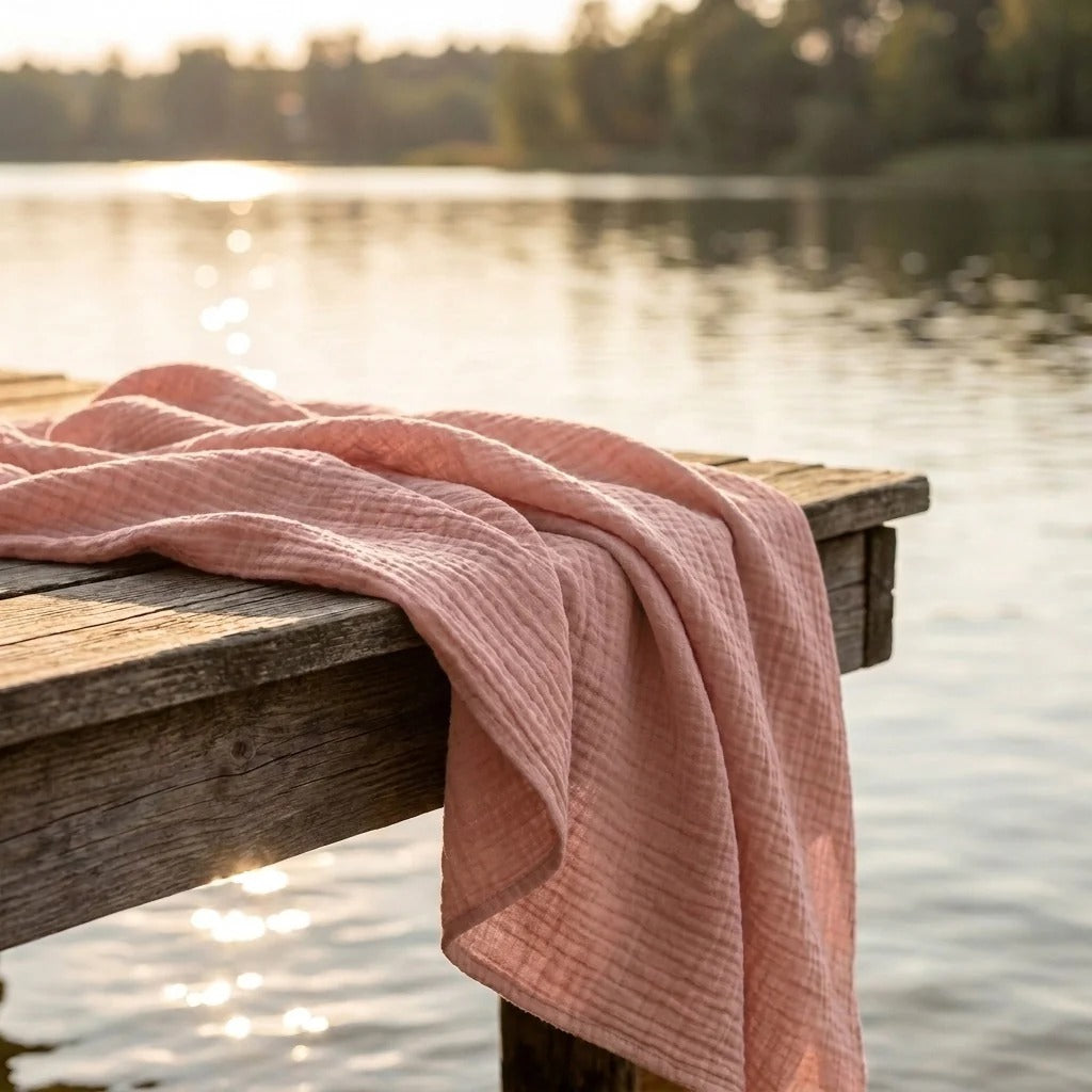 Organic Cotton Muslin Blanket