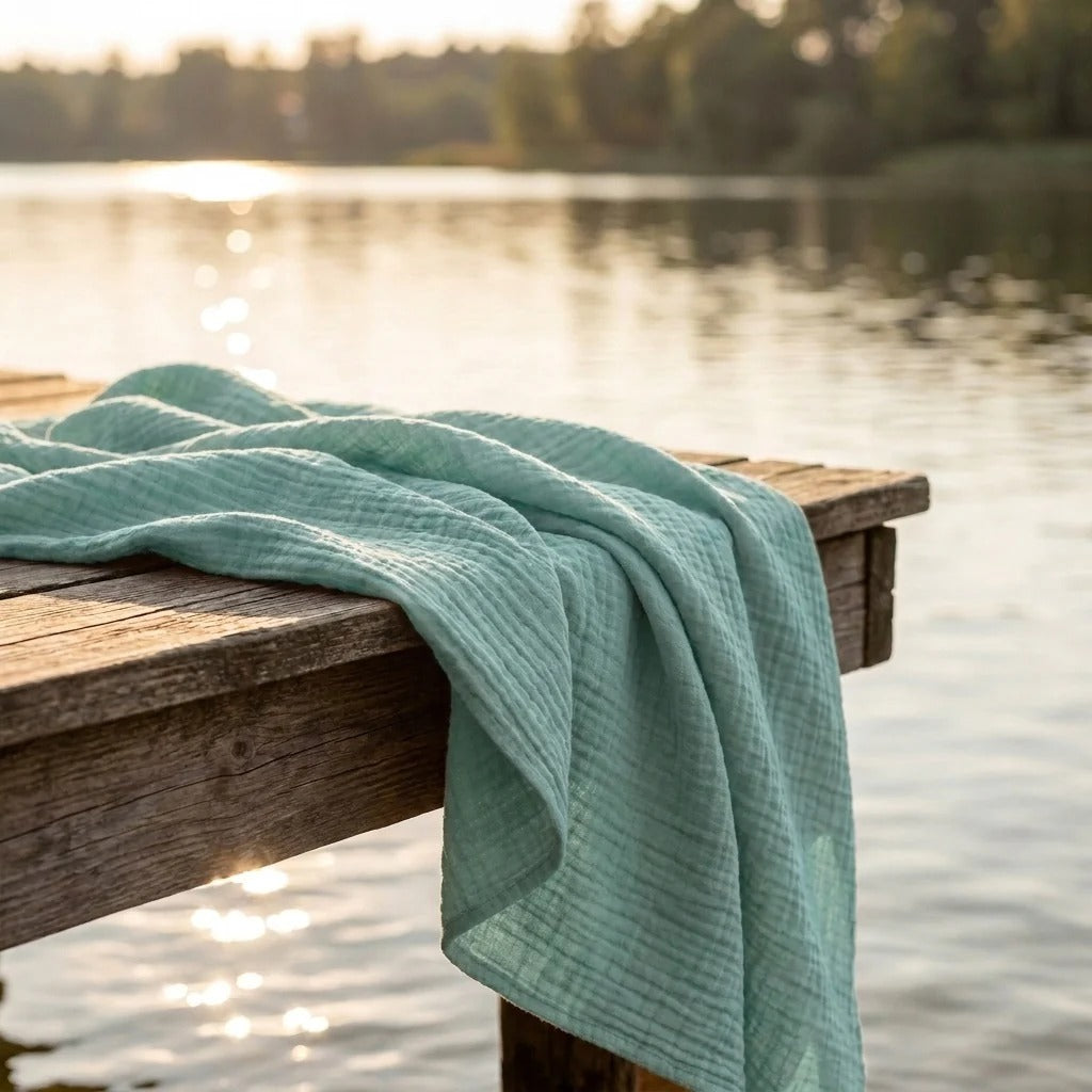 Organic Cotton Muslin Blanket