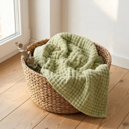 Organic Cotton Muslin Blanket