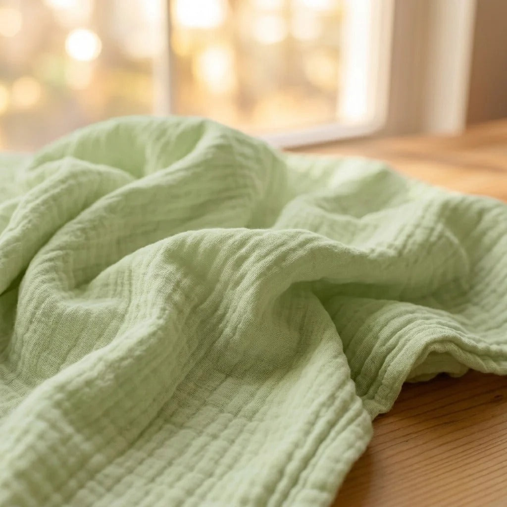 Organic Cotton Muslin Blanket