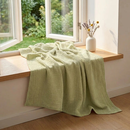 Organic Cotton Muslin Blanket