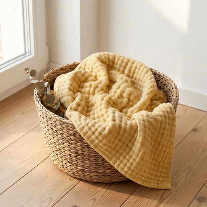 Organic Cotton Muslin Blanket