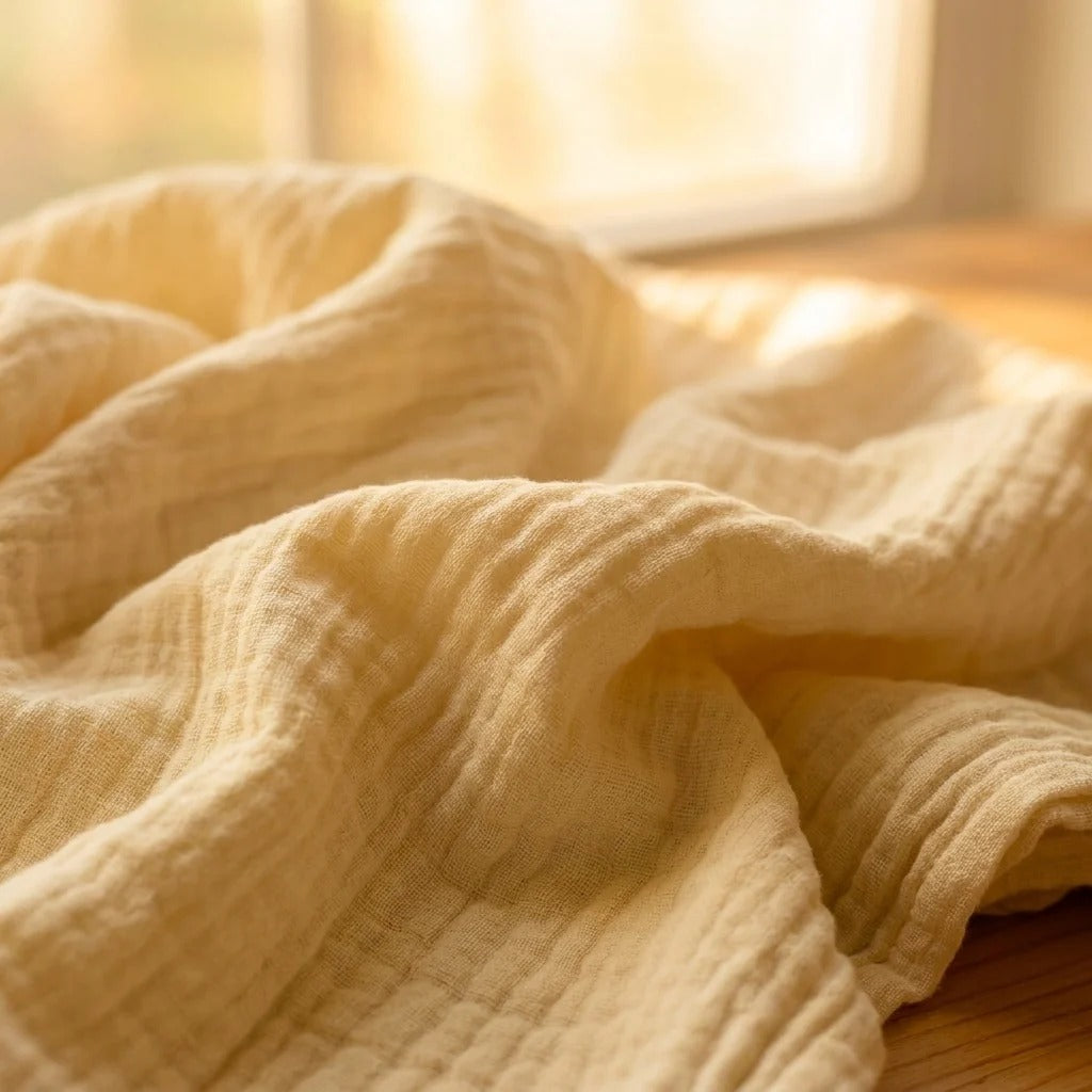 Organic Cotton Muslin Blanket
