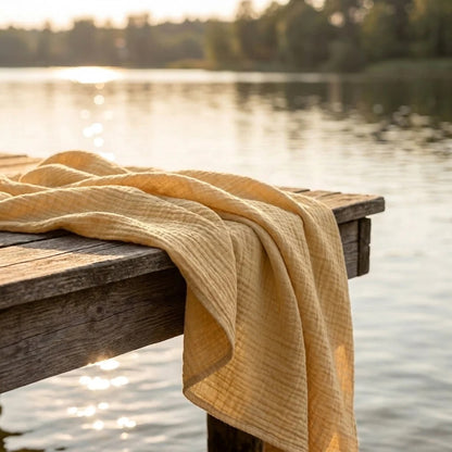 Organic Cotton Muslin Blanket