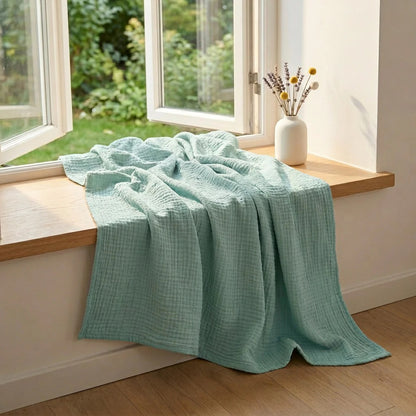 Organic Cotton Muslin Blanket