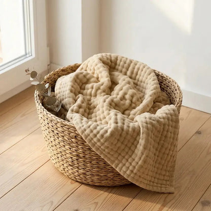 Organic Cotton Muslin Blanket