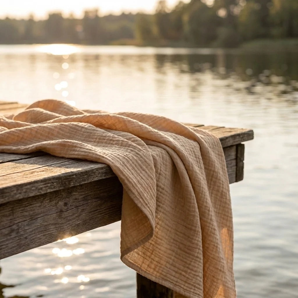 Organic Cotton Muslin Blanket