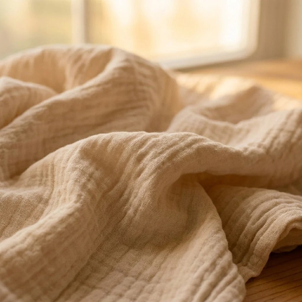 Organic Cotton Muslin Blanket