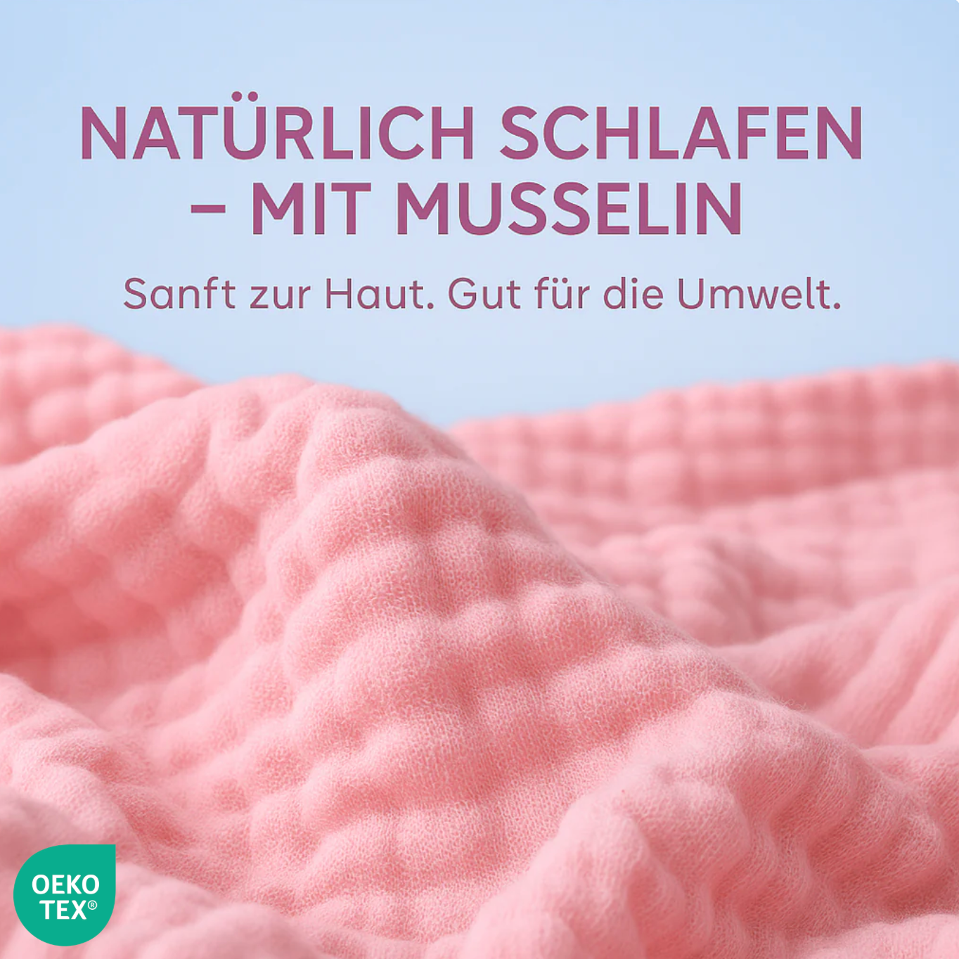 Cotton muslin blanket