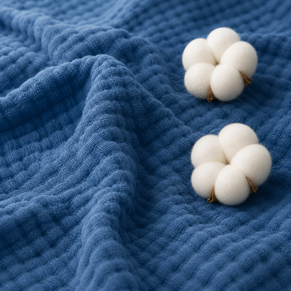Cotton muslin blanket