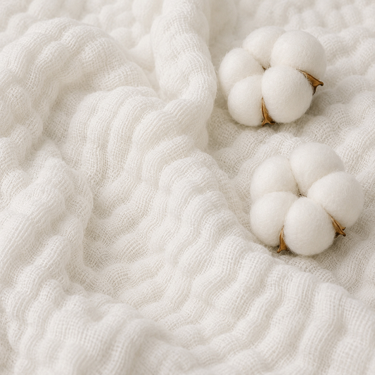 Cotton muslin blanket
