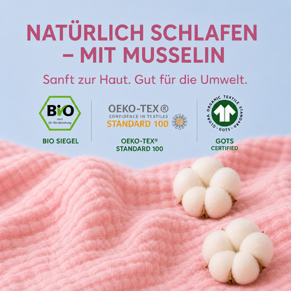 Cotton muslin blanket