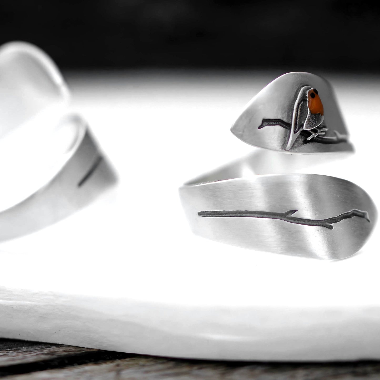 Robin Spiral Ring