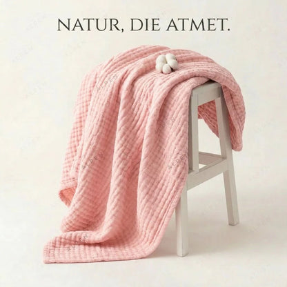 Cotton muslin blanket