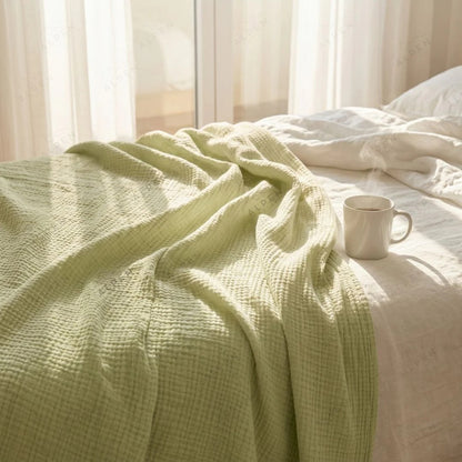 Cotton muslin blanket