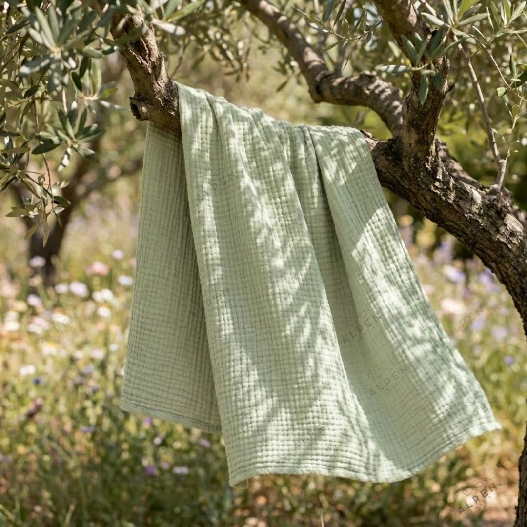 Cotton muslin blanket