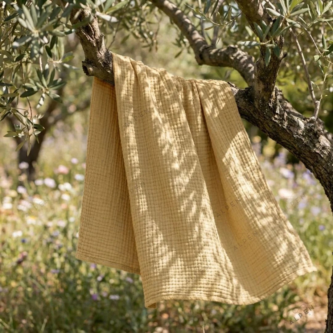 Cotton muslin blanket