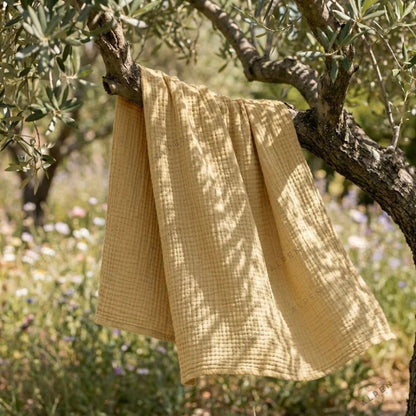 Cotton muslin blanket