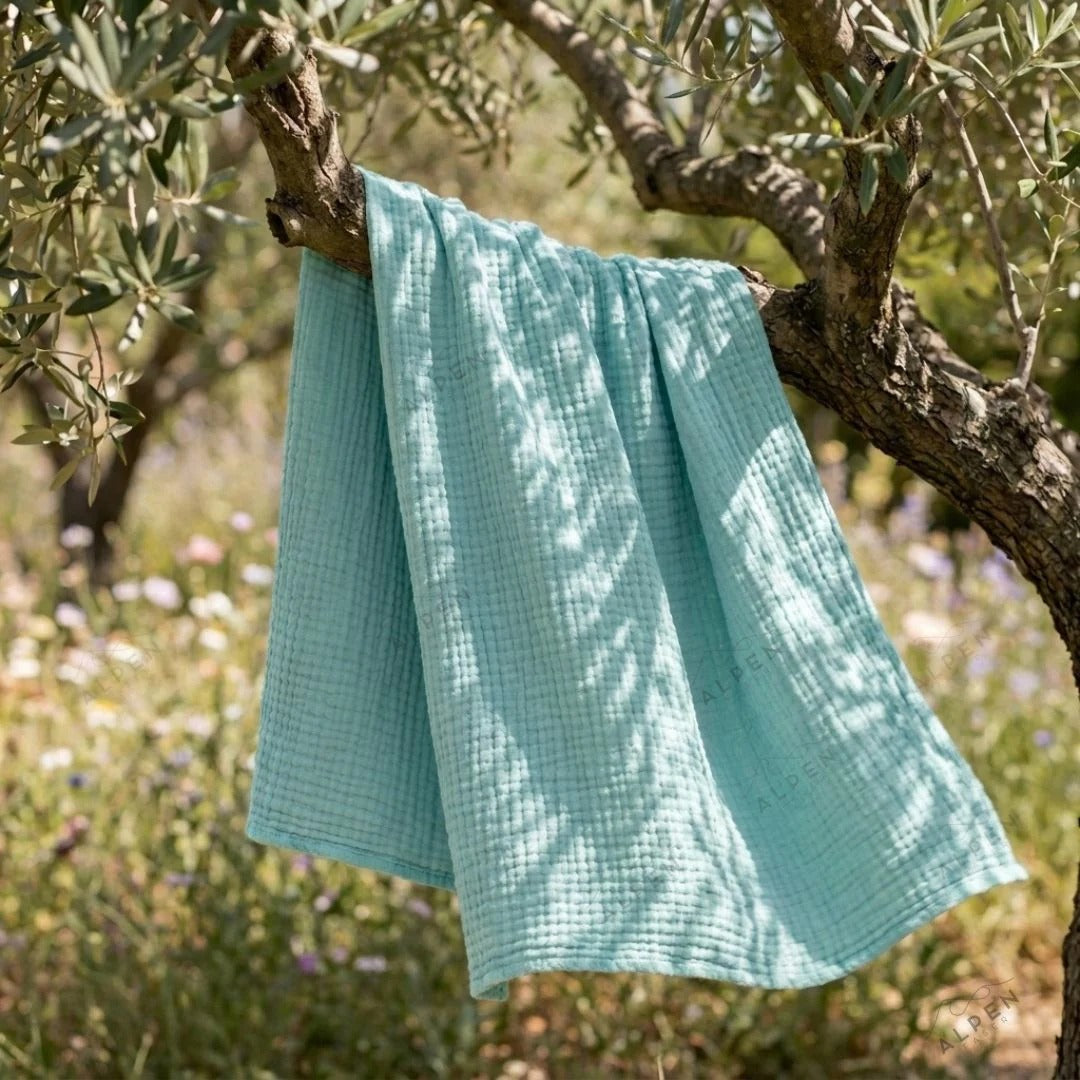 Cotton muslin blanket
