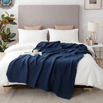 Cotton muslin blanket