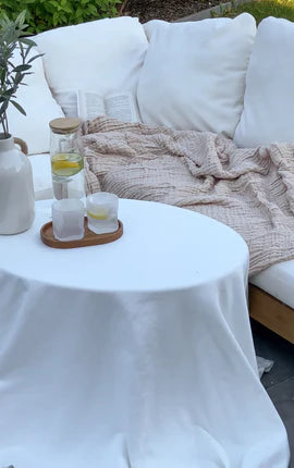 Cotton muslin blanket